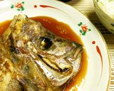 激安献立　メイン②　真鯛のかぶと焼き作り方7写真