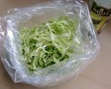 コールスロー風♬さっぱりキャベツサラダ作り方1写真