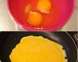 ひじきとひき肉の卵炒め作り方3写真