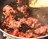 ひじきとひき肉の卵炒め作り方4写真