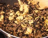 ひじきとひき肉の卵炒め作り方5写真