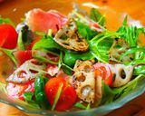 レンコンと水菜の生ハムサラダ♪作り方8写真