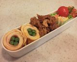 小さいお弁当箱にも可愛く卵焼き♪作り方5写真