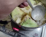 大根とキャベツのミルフィーユスープ作り方3写真