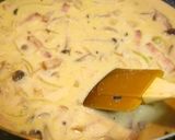 ■菜の花とベーコンのクリームパスタ■作り方4写真