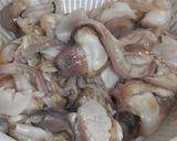 ホッキのひもの酢味噌和え♪作り方1写真