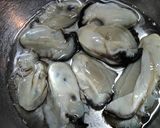カキと豆苗の簡単中華炒め作り方1写真
