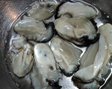 カキと豆苗の簡単中華炒め作り方1写真