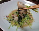 カキと豆苗の簡単中華炒め作り方5写真
