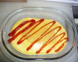 レンジでピザ風玉子焼き作り方3写真
