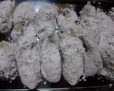 牡蠣カリカリ揚げ焼きにんにくバターポン酢作り方2写真