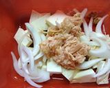 小豆とツナと野菜のカレー風味レンジ蒸し作り方2写真