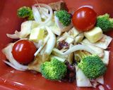小豆とツナと野菜のカレー風味レンジ蒸し作り方4写真