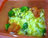 小豆とツナと野菜のカレー風味レンジ蒸し作り方6写真