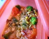 小豆とツナと野菜のカレー風味レンジ蒸し作り方8写真