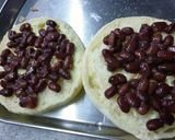 小豆×練乳×黒蜜×醤油×チーズのトースト作り方1写真