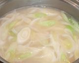 タチ(スケソウ鱈の白子)の味噌汁作り方4写真