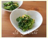 春の香り✿菜の花とたまごの胡麻和え作り方4写真