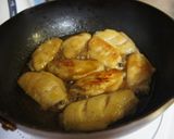 鶏肉のゆず茶煮作り方4写真