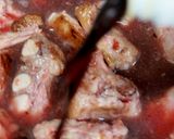 ガリで煮たぶつ切りスペアリブ作り方10写真