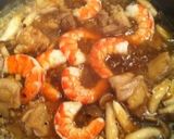 海老と鶏肉のトマトクリームパスタ作り方4写真