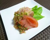 白身魚のﾗﾋﾞｺｯﾄｿｰｽかけ作り方4写真