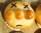 アンコパンの顔！(鼻とかが落ちないコツ）作り方15写真