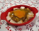 レンジで簡単！カレーのっけパン！作り方2写真