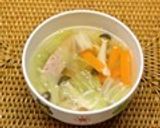 白菜とウインナーの中華スープ作り方9写真