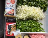 食感最高！シャキシャキ空芯菜入り焼き餃子作り方1写真