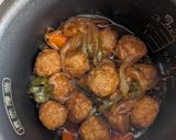 3合【炊飯器で!】酢豚風肉団子【冷凍肉団子で】作り方5写真