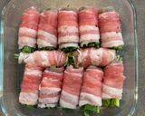 レンジで簡単⭐︎梅ダレでニラの肉巻き作り方6写真