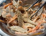 食感美味！！ごぼうと人参のマヨネーズ和え作り方3写真