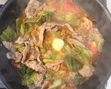 すき焼き風!?豚こま🍅キャベツ煮#晩ご飯作り方8写真