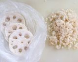 栄養満点◎ひじき入り豆腐蓮根バーグ作り方2写真