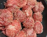 牛肉巻きおにぎり作り方1写真