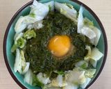 【和TKG】めかぶと白菜漬けの卵ご飯作り方5写真