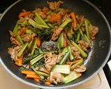 豚肉と小松菜のすし酢炒め作り方4写真