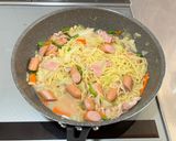 焼きそばでラーメン🍜😃作り方2写真