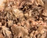 舞茸とひき肉のアップルソース煮込み作り方3写真