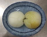 新玉ねぎの肉みそかけ作り方4写真