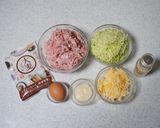パパッとこねないハンバーグ♪作り方1写真