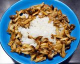3種キノコのカルビ丼作り方6写真