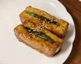 大葉チーズの厚揚げ照り照りサンド作り方6写真