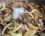 ゆかりのイブクロ　牛切り落としの甘辛炒め作り方3写真