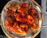 せいろで蒸す チーズタッカルビ作り方3写真