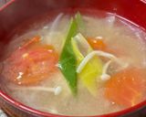 トマトと長ネギのお味噌汁♪作り方3写真