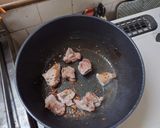 角切り牛の旨辛スパイスラーメン作り方2写真