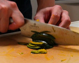 かぼちゃの皮と人参のカレーグリル作り方1写真