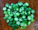簡単 副菜 オクラと エリンギの 白だし和え✿作り方6写真